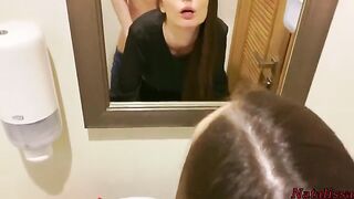 First night date with a guy in the restaurant toilet