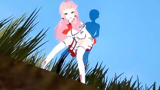 Hentai with Flare Arlgrande enjoying herself for the first time