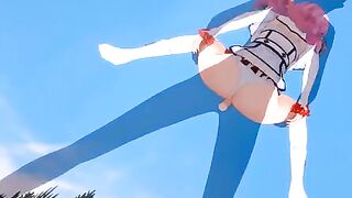 Hentai with Flare Arlgrande enjoying herself for the first time
