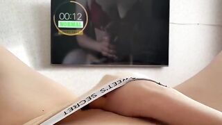 I checked my load while trying not to cum