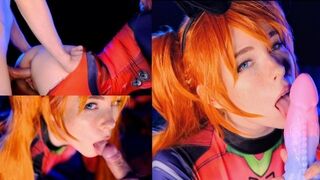 Asuka Langley-Short hair beauty with a red head