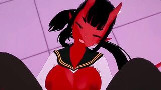 The succubus fucked me in a steamy POV scene