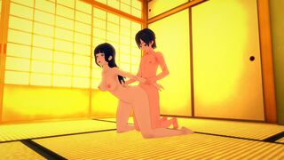 Hinata Hyuga is too shy to have sex in front of anyone
