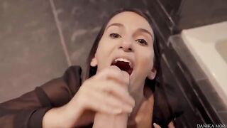 Five-star blowjob and fuckface for Danika Mori’s big dick