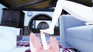 Lumine’s foot job is a hit in this Genshin Impact Feet Hentai scene