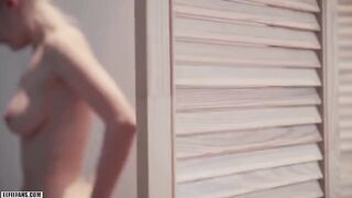 A cute schoolgirl got her pussy full of sperm and cum on her face