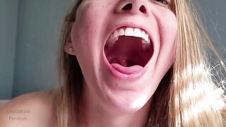 A tour of my mouth, where spitting and gagging take center stage