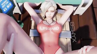 Mercy's Average Time Part 2: Missionary POV is a steamy scene from Overwatch