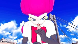 Jessie from Team Rocket fucks your rocket Pokémon in an intense hentai POV scene