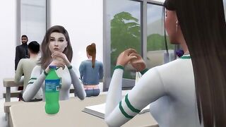 The student seduced the professor to come inside