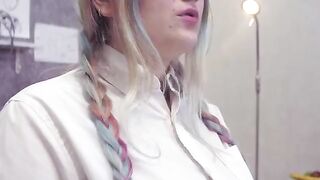 The doctor gave a sexual prescription to a cute girl