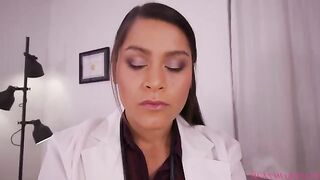 The naughty nurse Meana Wolf gives you some daring medical instructions