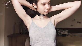Schoolgirl gets punished with nipple clamps at BDSM casting
