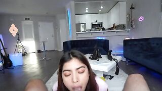 Horny slut Hazel Heart loves to suck cock intensely