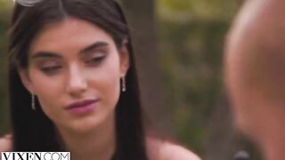The sexy brunette Stefany has a great time with her partner Alberto
