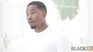 A black guy repairs something at the house of Italian babe Valentina Nappi