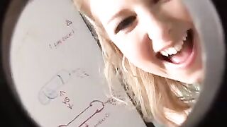 Sunny Lane is an experienced blow job artist, showcasing her skills in every scene