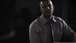 Shady reporter fucked Evelyn Claire in the office for revenge