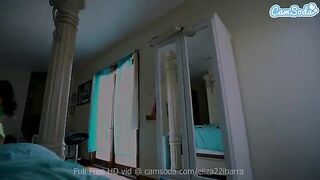 Nerdy girl Eliza Ibarra gets banged hard in her chair, showcasing her petite frame and captivating Latina charm