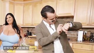 Horny hussies Sofia Rose and Ms London share a big dildo in their wet pussies