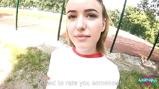 A hot girl is fucking with her teacher to get a good mark