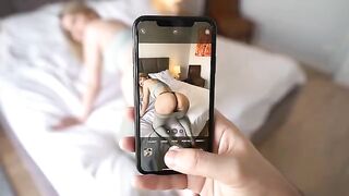 My stepsis distracted me from work, so I fucked her hard