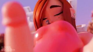 Gravity Falls Wendy Corduroy 3D sound adult version with big ass animation