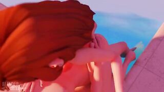 Gravity Falls Wendy Corduroy 3D sound adult version with big ass animation
