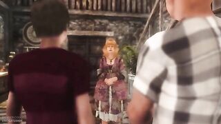 Harry Potter has a dirty encounter with a sexy stepsister in this 3D hentai