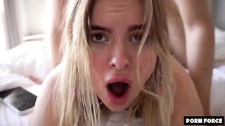 The girl with the sexy look Miradavid gets a cumshot