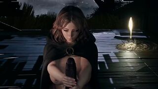 Blonde hottie Melina fucked hard in animated Elden Ring scene