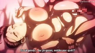Hentai anime Jashin Shoukan Inran Kyonyuu Oyako Ikenie Gishiki Ep.2 in xxx quality
