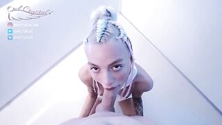 Cosplay sex with petite teen, intense and messy
