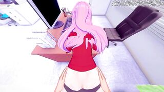 Hentai with the cute Shikimori Micchon from Koikatsu Party to fuck