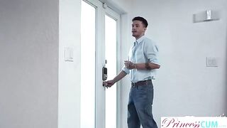 She says to ventilate her pussy, so that's what I'm doing in this steamy Princess Cum scene