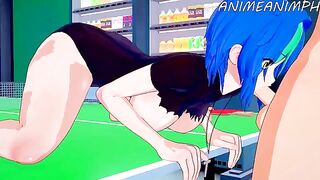 High School DxD Xenovia Quarta gets her pussy filled with cum in this hot hentai scene