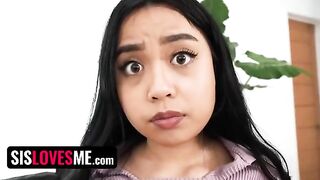 Man fucks his stepsister to keep her porn videos secret