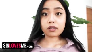 Man fucks his stepsister to keep her porn videos secret