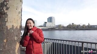 First time rimming and porn with Asia's college girl Luna