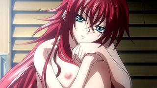 Rias greets her new servant - a must-see hentai JOI scene