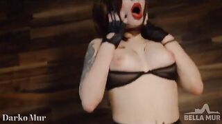 Redhead babe Mad Moxxi gets her pussy smashed hard