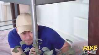 A guy caught his GF cheating, then she got fucked hard in a steamy scene