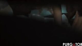 Cuckold couple watches Jazlyn Ray get fucked by another man in a steamy scene