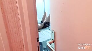 I watch my half-sister masturbating, then I offered her my cock and she accepted!