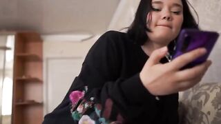 Your wife probably doesn't know how to give a blowjob, but this babe does it perfectly