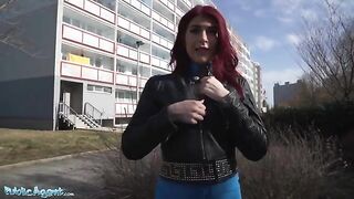 Public Agent fucked pricey tourist redhead Brit in hotel room for cash