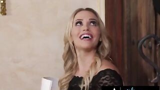 A girl will do anything to get a job in a prestigious company