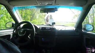 Rock paper scissors girl lost to fellow traveler - EPIC FACIAL - POV