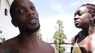 The darkest Brazilian I have ever seen Fernanda Chocolatte getting fucked by a black man