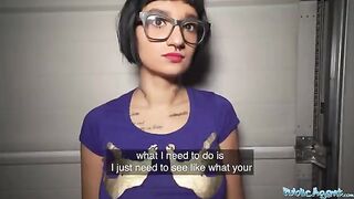 Candy Scott, the petite French beauty, gets fucked by a stranger on camera for cash